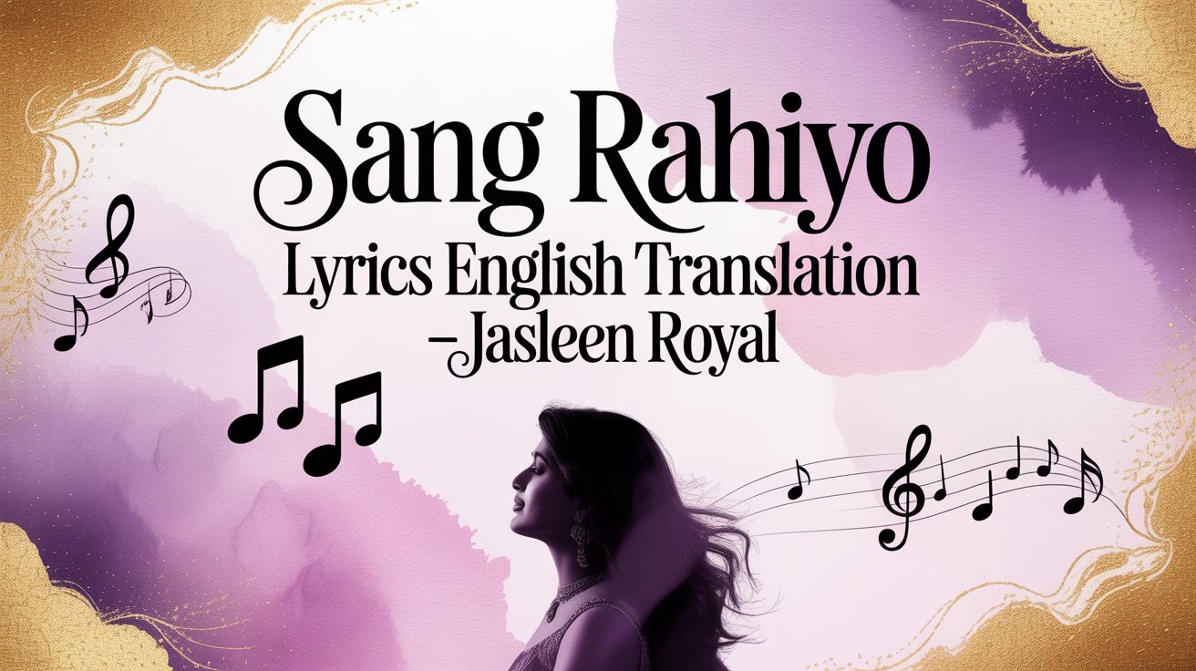 Sang Rahiyo Lyrics English Translation – Jasleen Royal