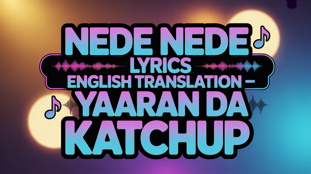 Nede Nede Lyrics English Translation – Yaaran Da Katchup