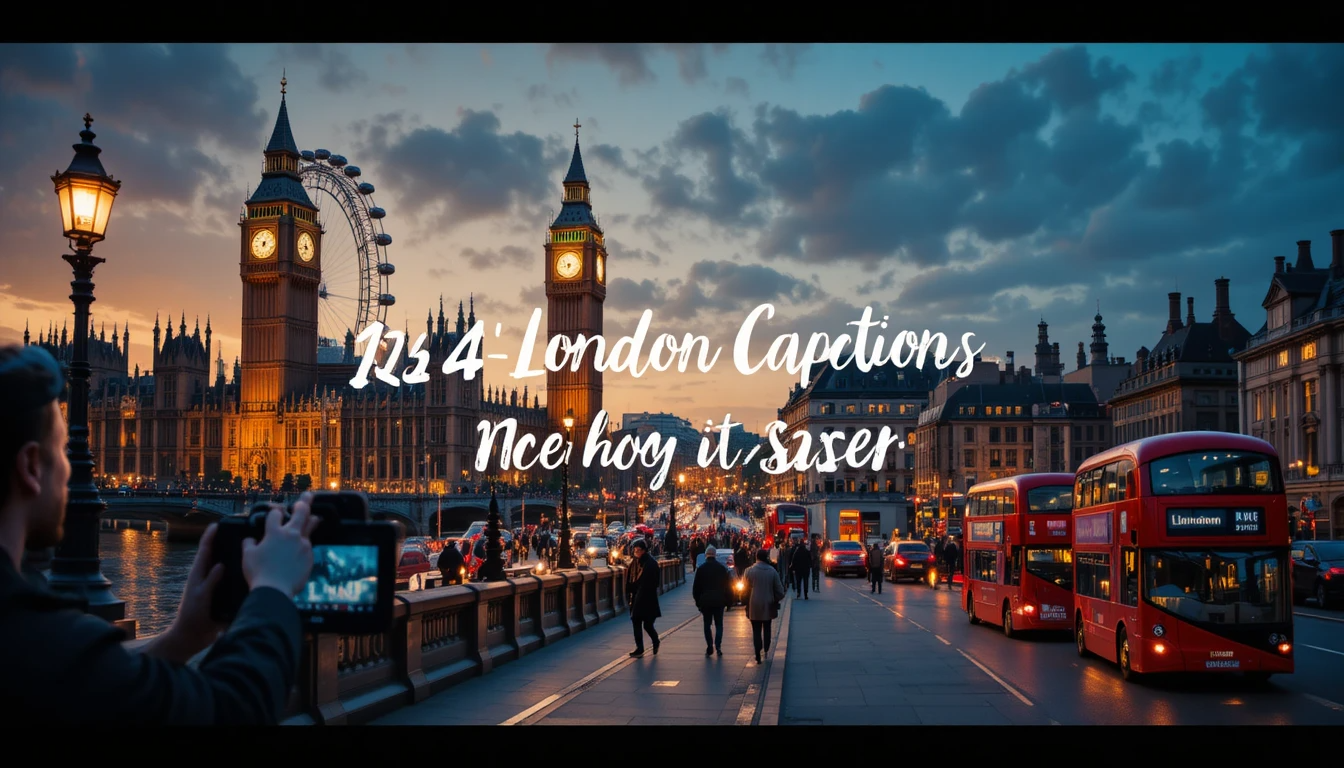🌆🇬🇧 154+ London Captions and Quotes to Shine in 2026 ✨📸