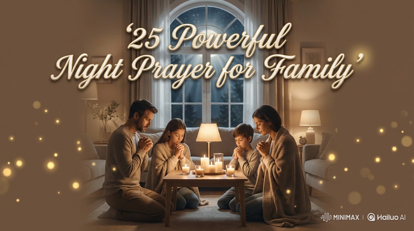 25 Powerful Night Prayer for Family