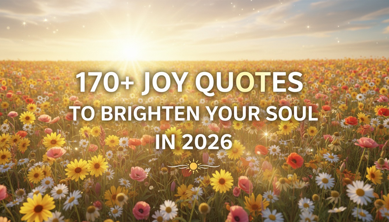 170+ Joy Quotes to Brighten Your Soul in 2026