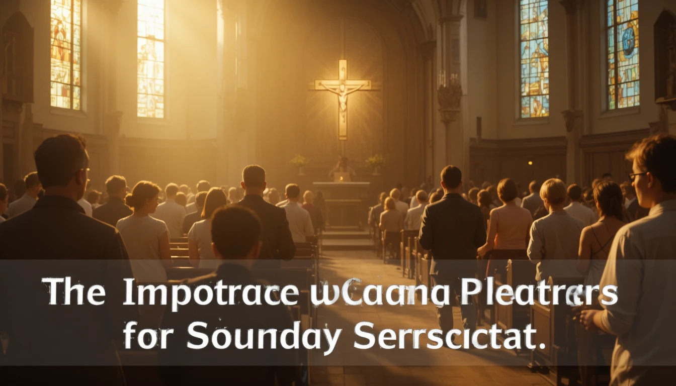 20+ Powerful Closing Prayers for Sunday Service with Scriptures