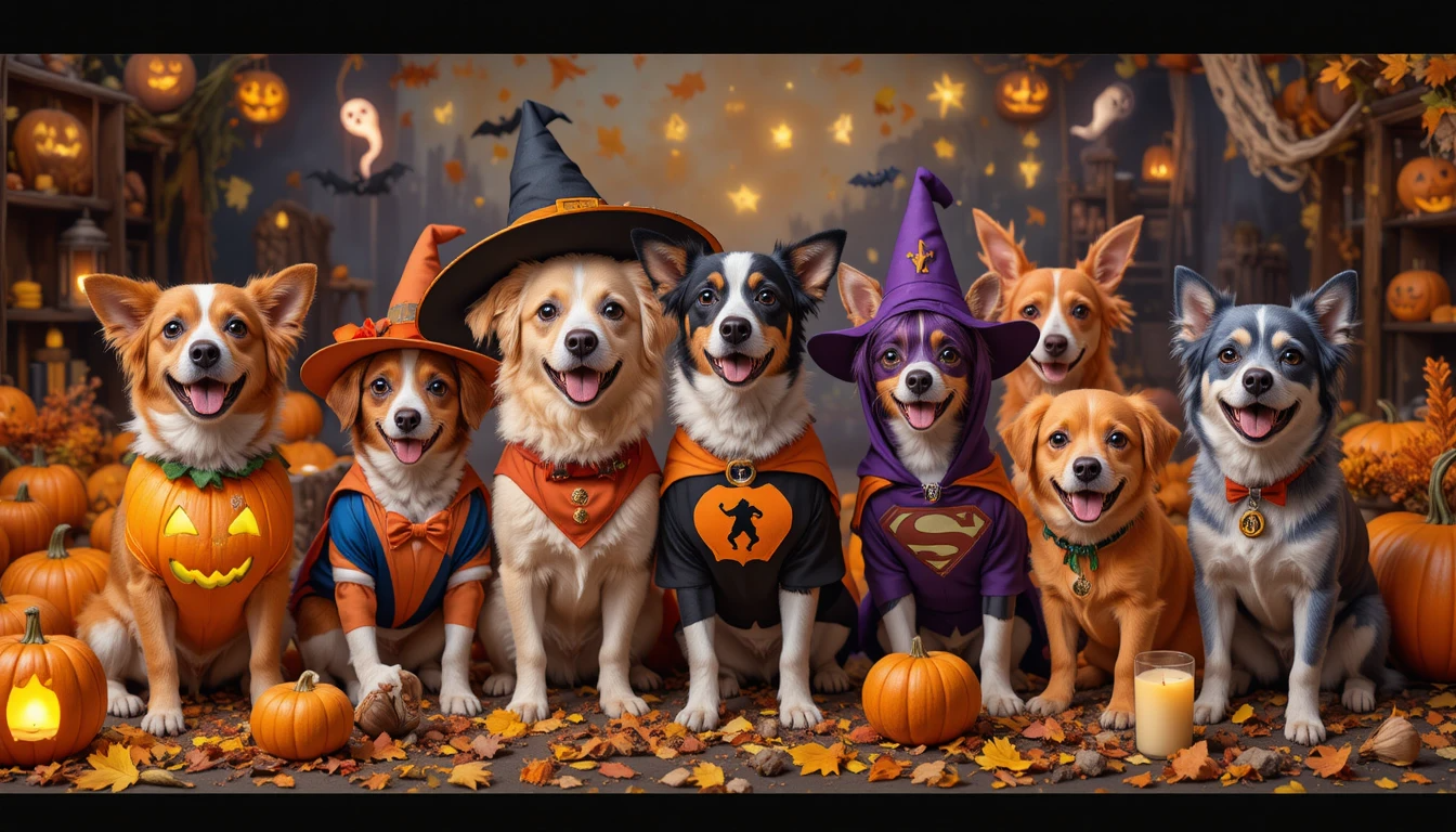 🎃🐶 183+ Halloween Dog Costume Captions and Quotes 🦇👻 for 2026