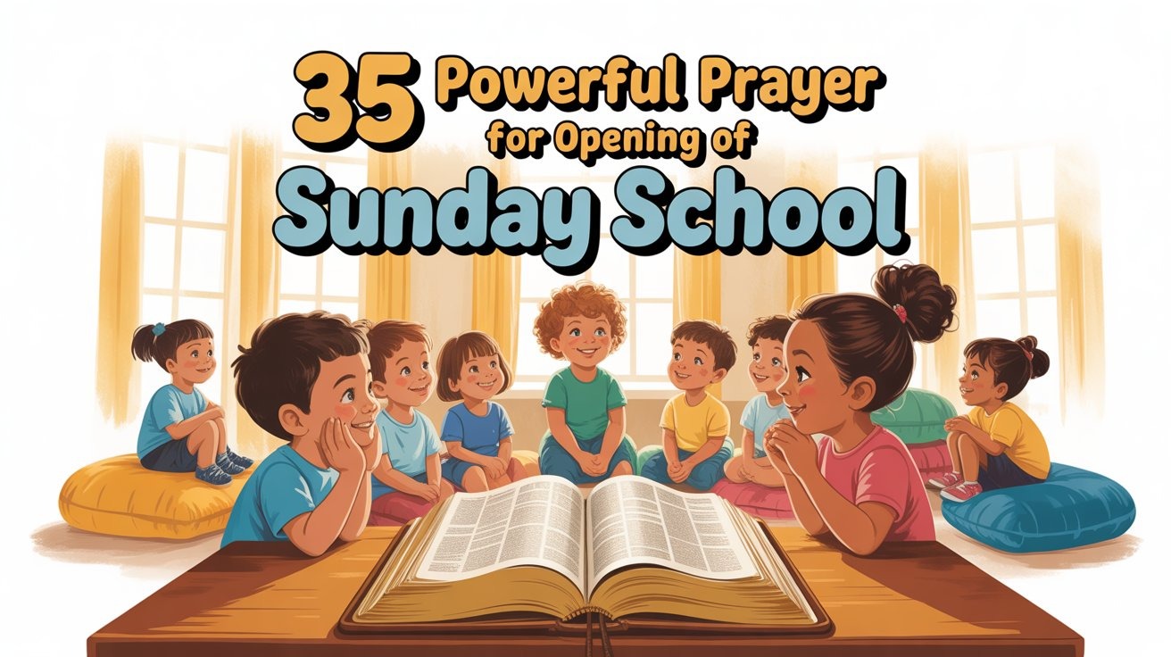 35 Powerful Prayers for the Opening Of Sunday School