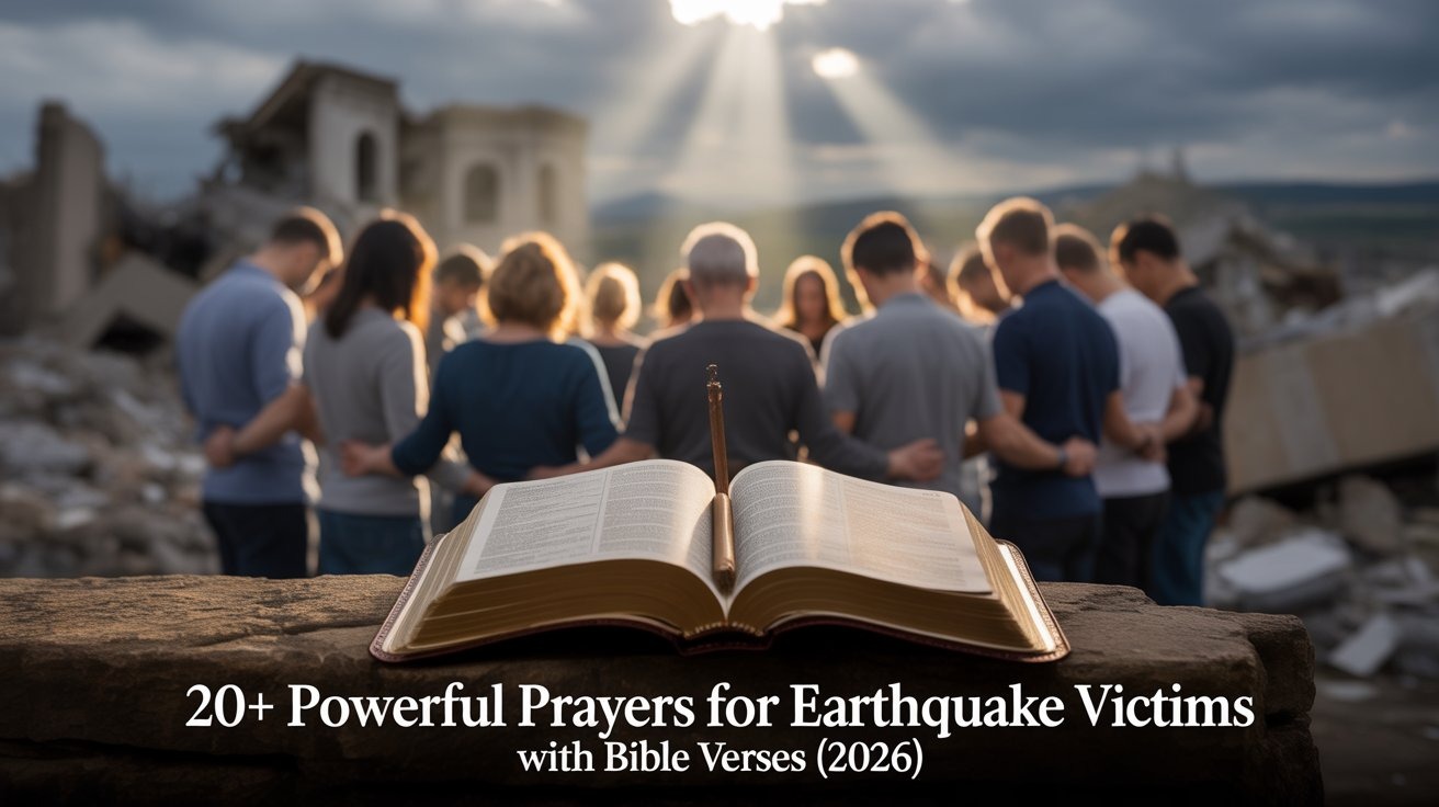 20+ Powerful Prayers for Earthquake Victims with Bible Verses (2026)